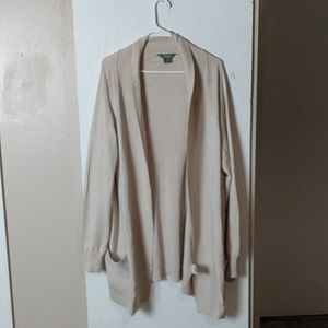 Natural reflections XXL tan cardigan